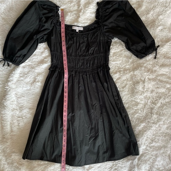 House of Harlow | Puff Sleeve Black Mini Dress NWT, medium - Picture 14 of 15